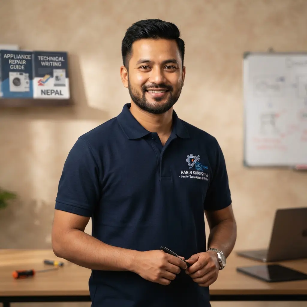 Rabin Maharjan, lead washing machine and motor specialist
